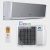 Gree GWH12YC Amber Gray inverteres hűtő-fűtő oldalfali split klíma wifi R32 3,5KW