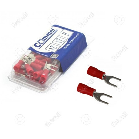 VILLÁS CSÚSZÓSARU SZIGETELT, 0.5-1.5mm2/4,3mm (25db/csomag)