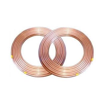 RÉZCSŐ 8x1mm LÁGY, VEGYTISZTA 25 m/tekercs, 