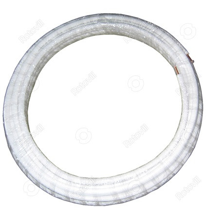 RÉZCSŐ 15x1 mm SZIGETELT , 25 m/tekercs, 5/8"