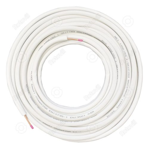 RÉZCSŐ RCOOL 6x1 mm SZIGETELT PRÉMIUM, 25 m/tekercs, 1/4"