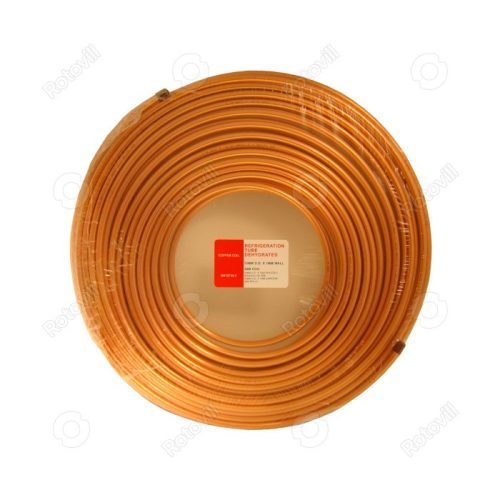 RÉZCSŐ 15x1 mm LÁGY, VEGYTISZTA 50 m/tekercs